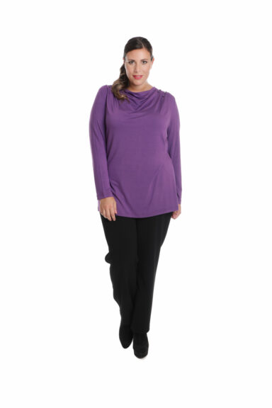 ZARA MAGLIA CON COLLO A CAPPUCCIO E CABOCHON