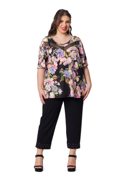 RENEE MAGLIA IN MAGLINA CON INTARSIO IN RETE - immagine 1