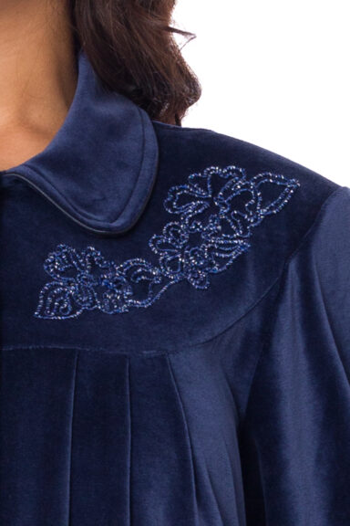 ALNA VESTAGLIA CON PREZIOSO RICAMO CORNELY - immagine 2