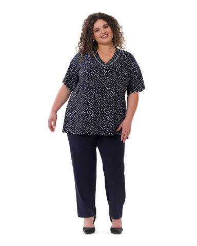 GERA MAGLIA IN JERSEY DI VISCOSA MANICHE A RAGLAN